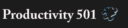 Productivity501