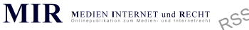 MEDIEN INTERNET und RECHT